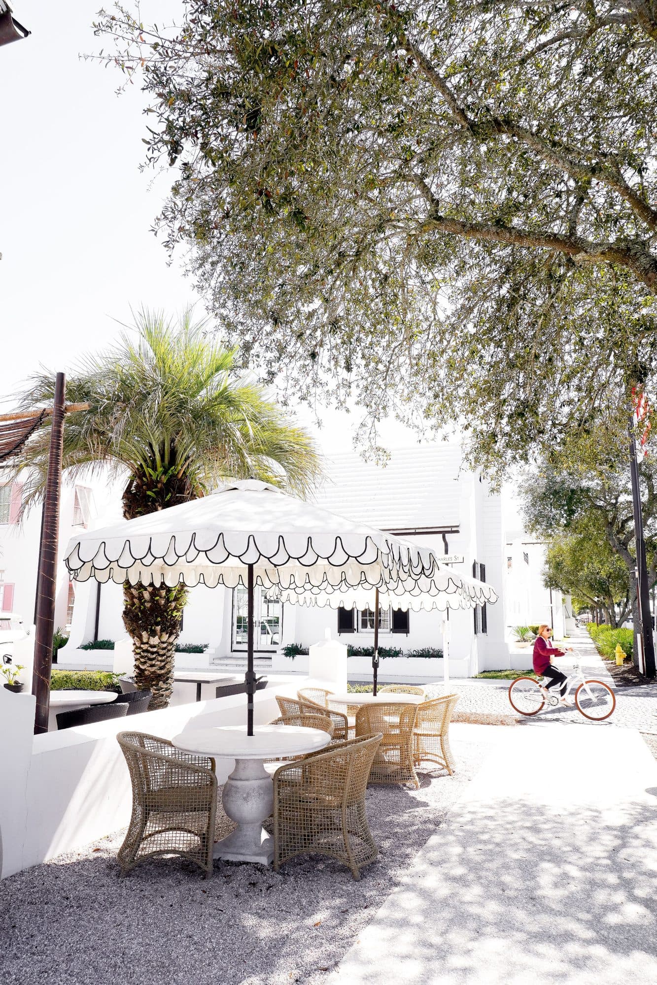 A street in Rosemary Beach, FL